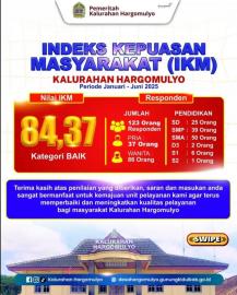 INDEKS KEPUASAN MASYARAKAT PERIODE JANUARI-JUNI 2025